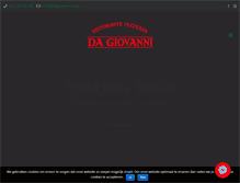 Tablet Screenshot of dagiovanni.be